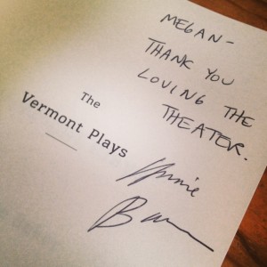 The Vermont Plays - A Collection of Work from Annie Baker