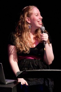 Jennifer Ashley Tepper on stage during "If It Only Even Runs A Minute 4" at NYMF