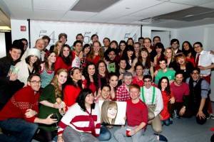 The Cast of "The 5th Annual Joe Iconis Christmas Spectacular", produced by Jennifer Ashley Tepper