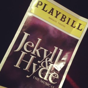 Jekyll & Hyde Revival Playbill Photo by Megan Minutillo