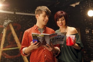 Krysta Rodriguez and Andy Mientus in SMASH