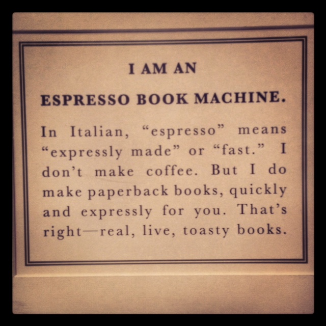 Espresso Book Machine  Photo by Megan Minutillo 