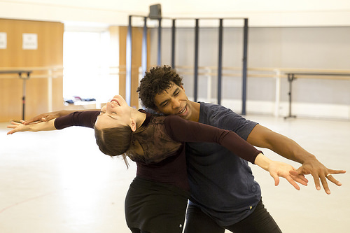 Marianela Nuñez and Carlos Acosta in rehearsal for Carmen, The Royal Ballet © 2015 ROH